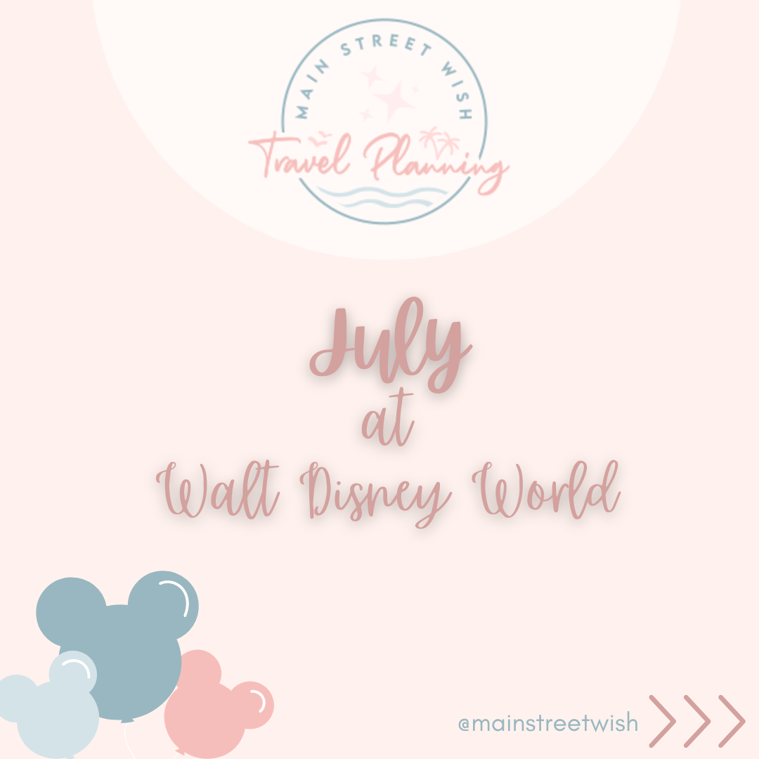 July at Walt Disney World